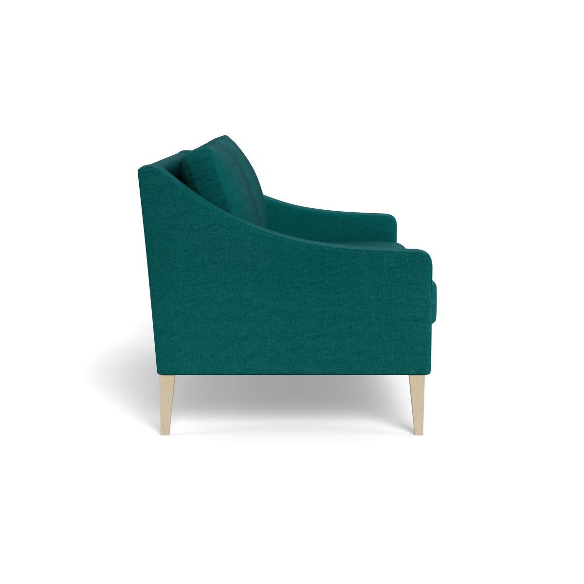 Heal's Richmond 2 Seater Sofa Brushed Cotton Pine Black Feet - Heal's UK Furniture – image 3
