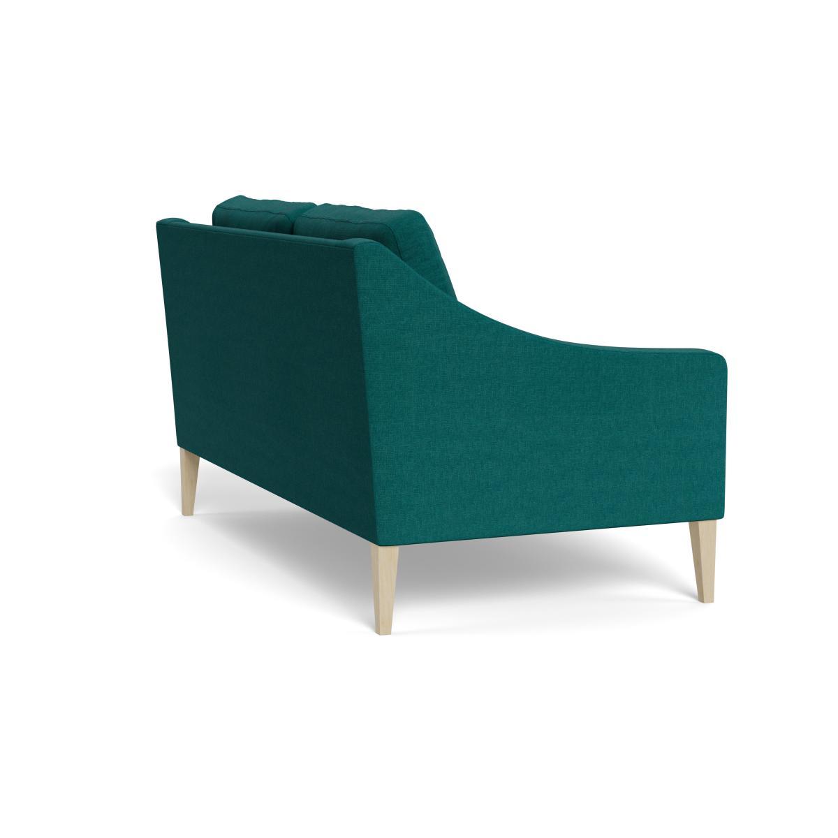Heal's Richmond 2 Seater Sofa Brushed Cotton Pine Black Feet - Heal's UK Furniture – image 4