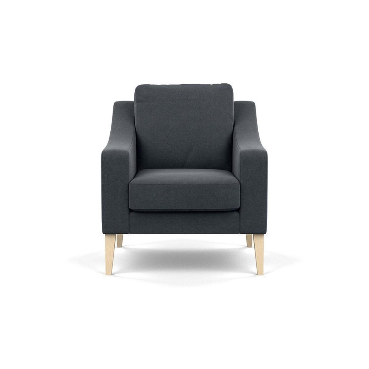 Heal's Eton 2 Seater Sofa Smart Luxe Velvet Azure Black Feet - Heal's UK Furniture – image 107