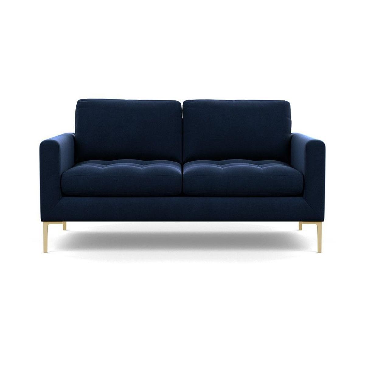 Heal's Eton 2 Seater Sofa Smart Luxe Velvet Azure Black Feet - Heal's UK Furniture – image 108