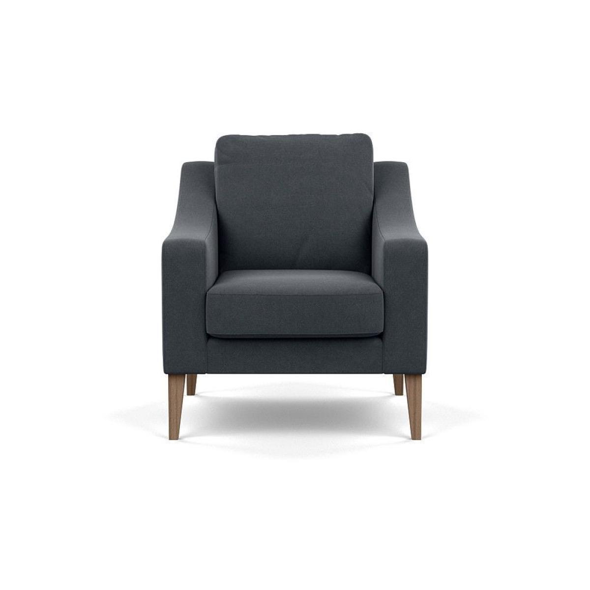 Heal's Eton 2 Seater Sofa Smart Luxe Velvet Azure Black Feet - Heal's UK Furniture – image 14