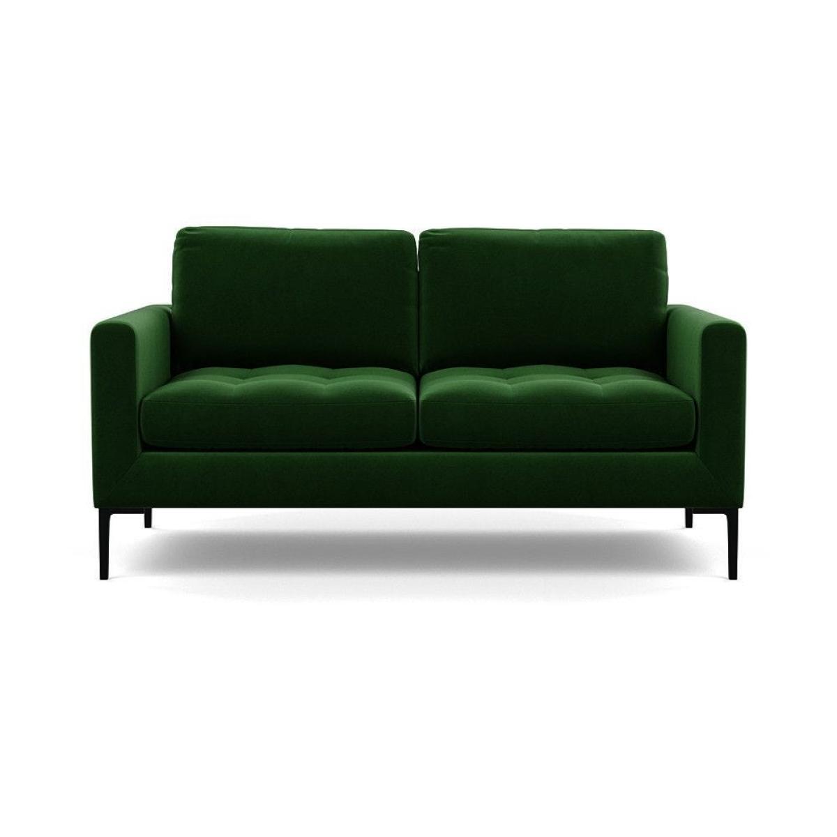 Heal's Eton 2 Seater Sofa Smart Luxe Velvet Azure Black Feet - Heal's UK Furniture – image 20
