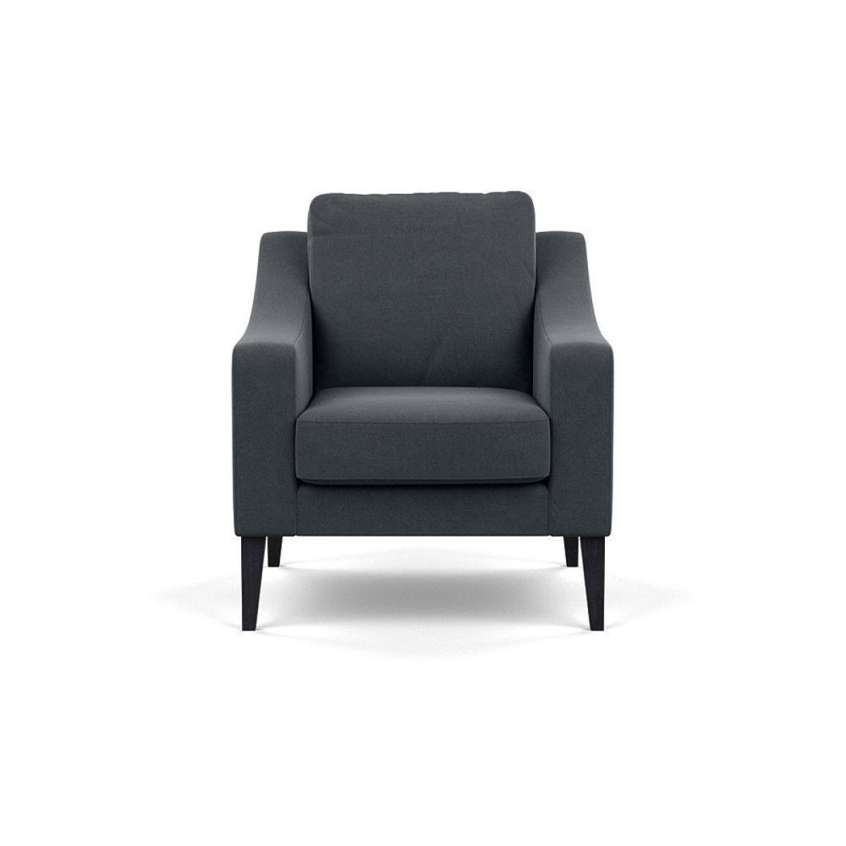 Heal's Eton 2 Seater Sofa Smart Luxe Velvet Azure Black Feet - Heal's UK Furniture – image 57
