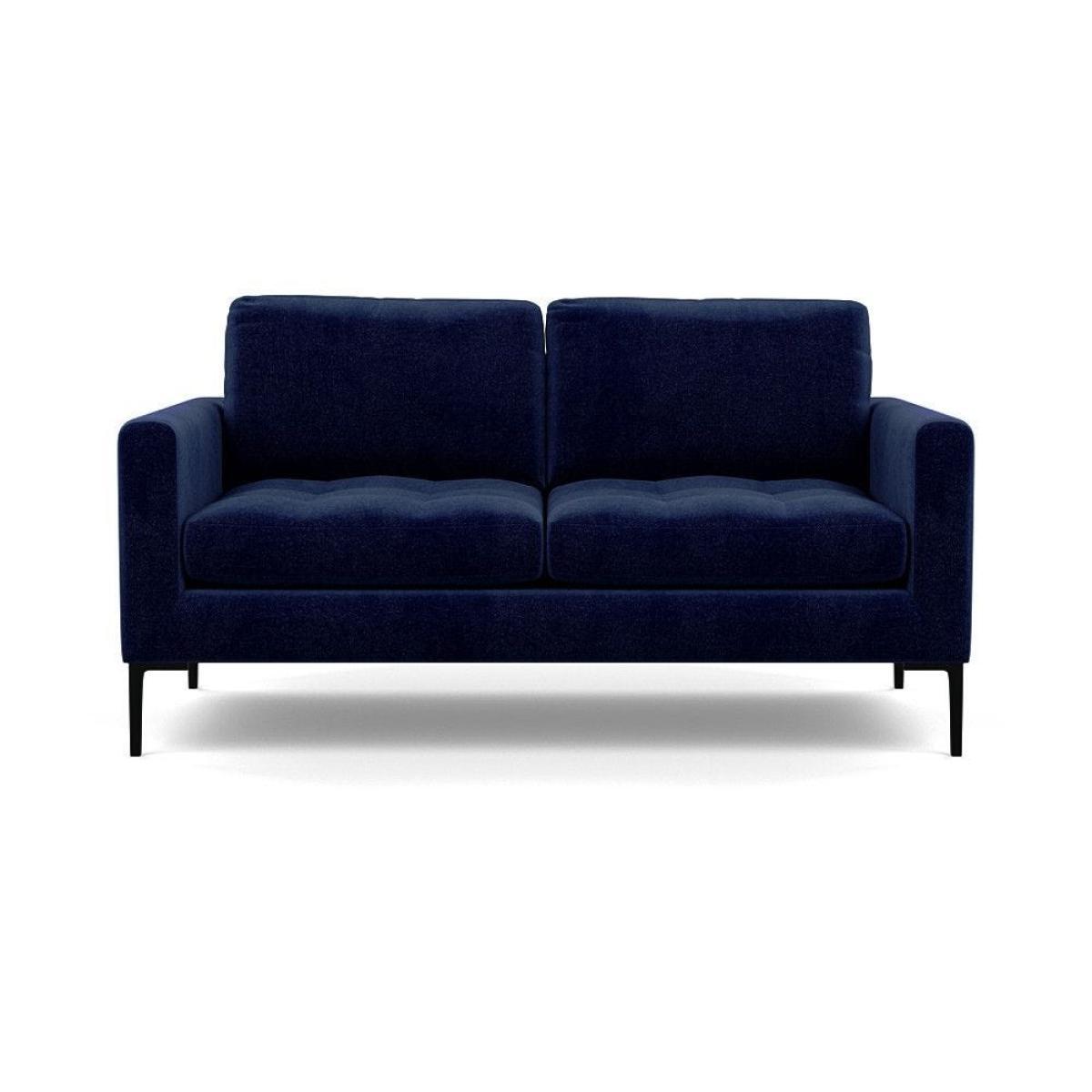 Heal's Eton 2 Seater Sofa Smart Luxe Velvet Azure Black Feet - Heal's UK Furniture – image 70