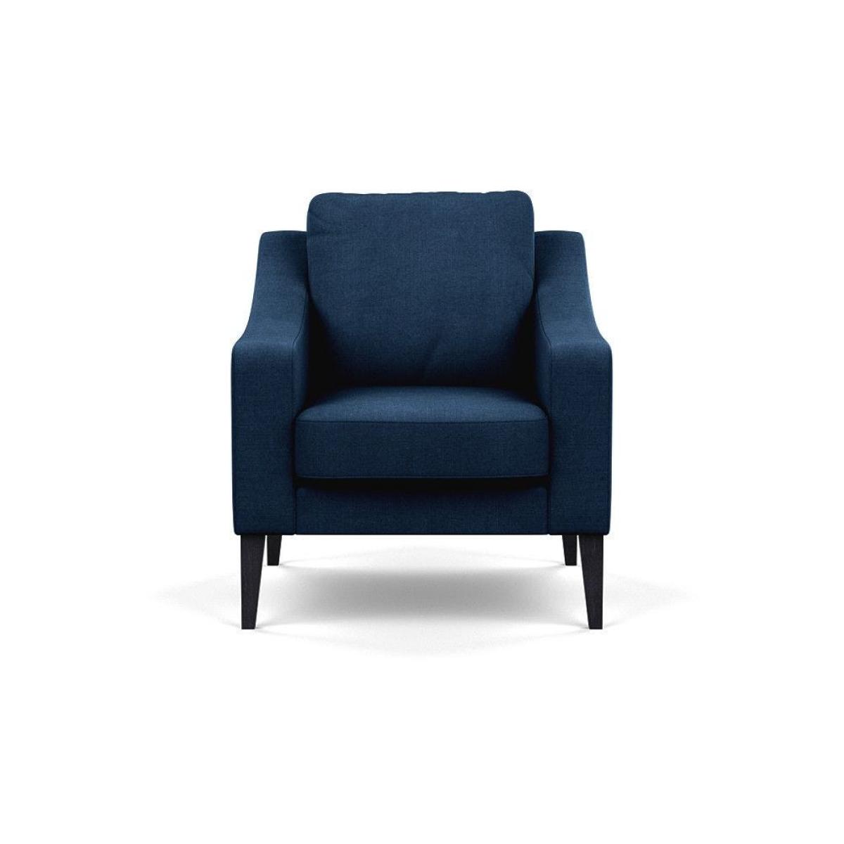 Heal's Eton 2 Seater Sofa Smart Luxe Velvet Azure Black Feet - Heal's UK Furniture – image 8