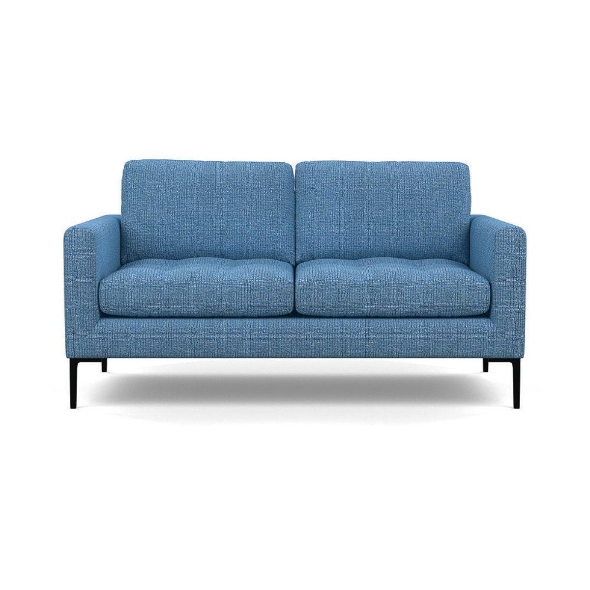 Heal's Eton 2 Seater Sofa Smart Luxe Velvet Azure Black Feet - Heal's UK Furniture – image 87