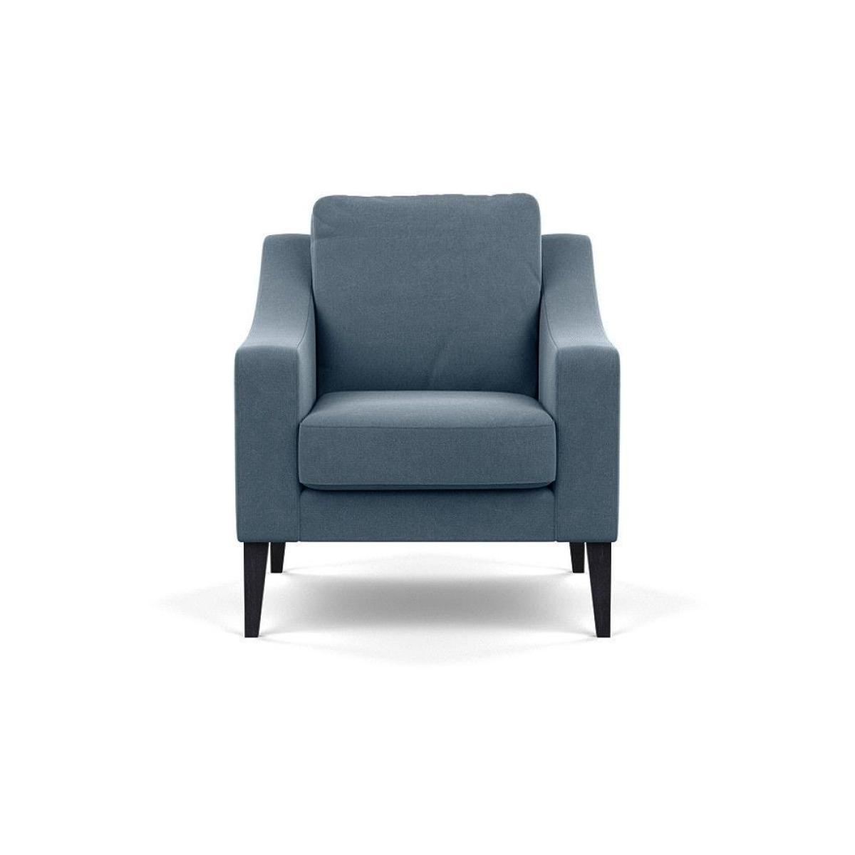 Heal's Eton 2 Seater Sofa Smart Luxe Velvet Azure Black Feet - Heal's UK Furniture – image 10
