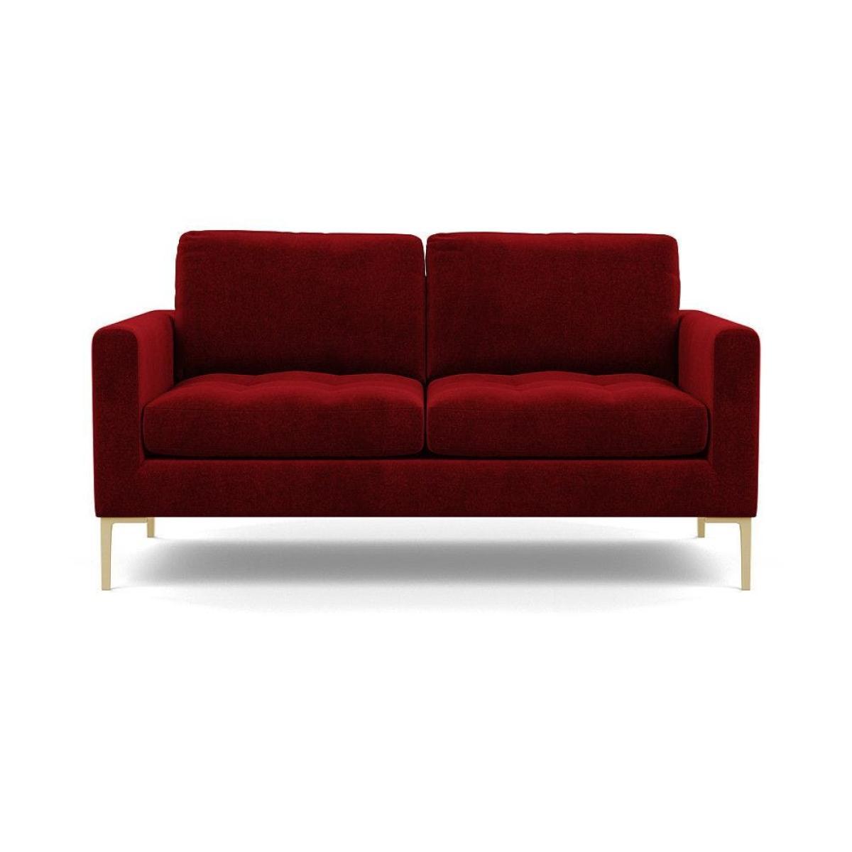 Heal's Eton 2 Seater Sofa Smart Luxe Velvet Azure Black Feet - Heal's UK Furniture – image 98