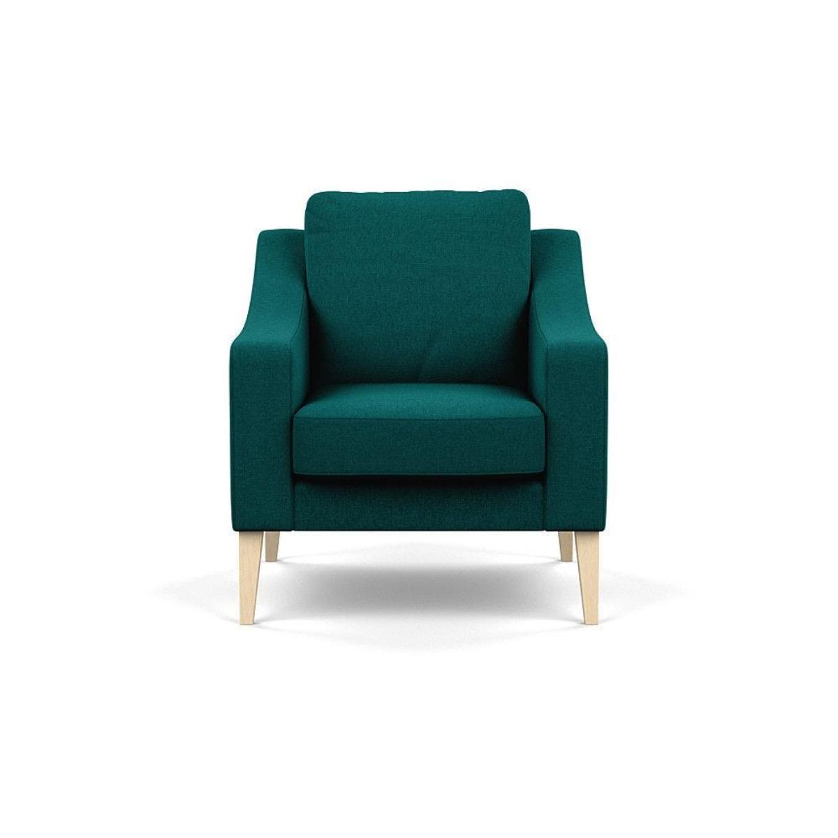 Heal's Eton 2 Seater Sofa Smart Luxe Velvet Azure Black Feet - Heal's UK Furniture – image 100
