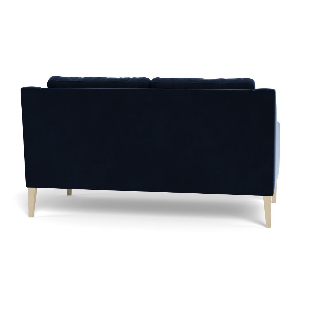 Heal's Richmond 2 Seater Sofa Smart Velvet Dusk Natural Feet - Heal's UK Furniture – image 5