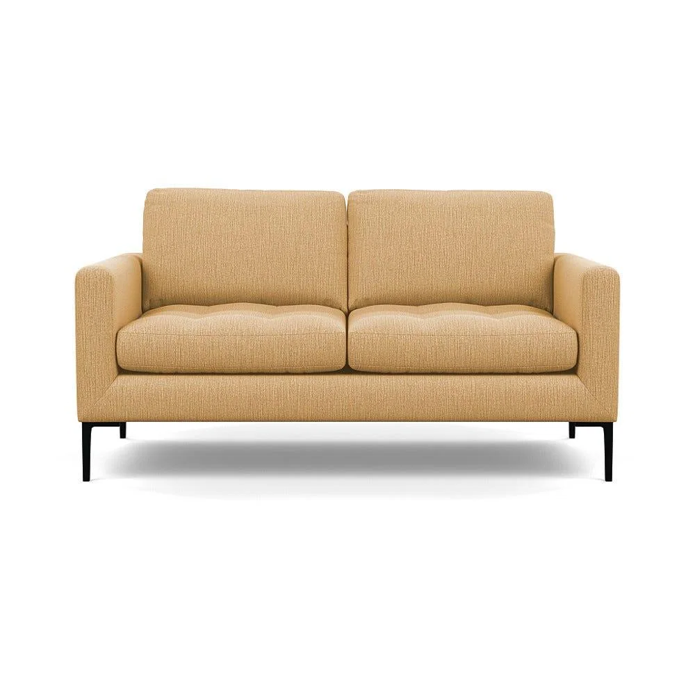 Heal's Eton 2 Seater Sofa Smart Linen Mix Sand Black Feet – image 2