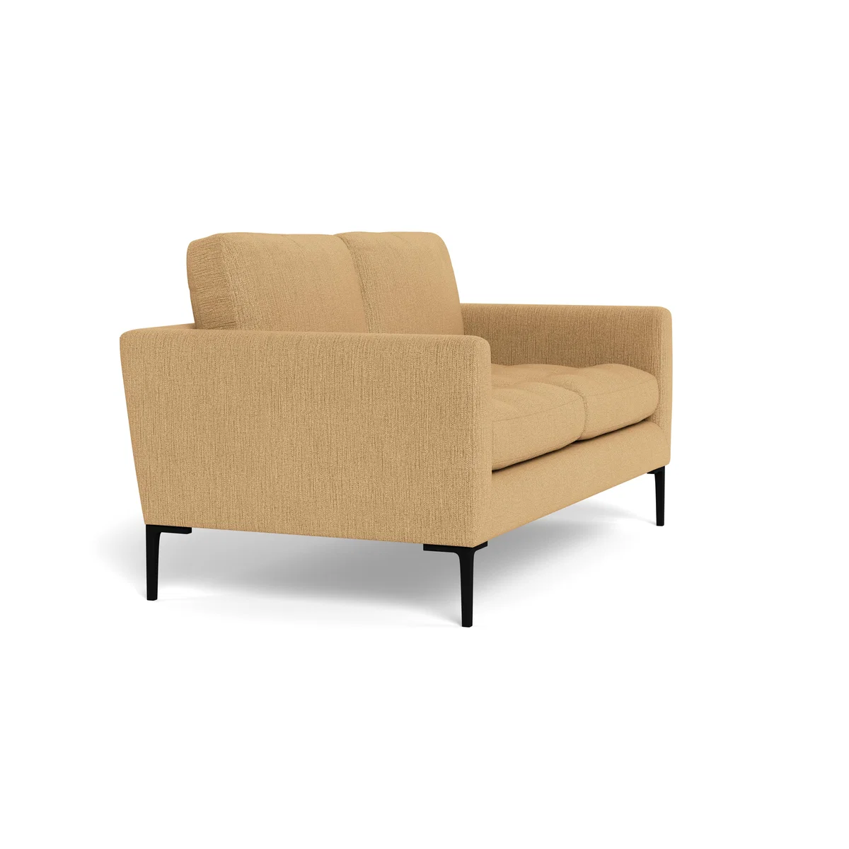 Heal's Eton 2 Seater Sofa Smart Linen Mix Sand Black Feet – image 3
