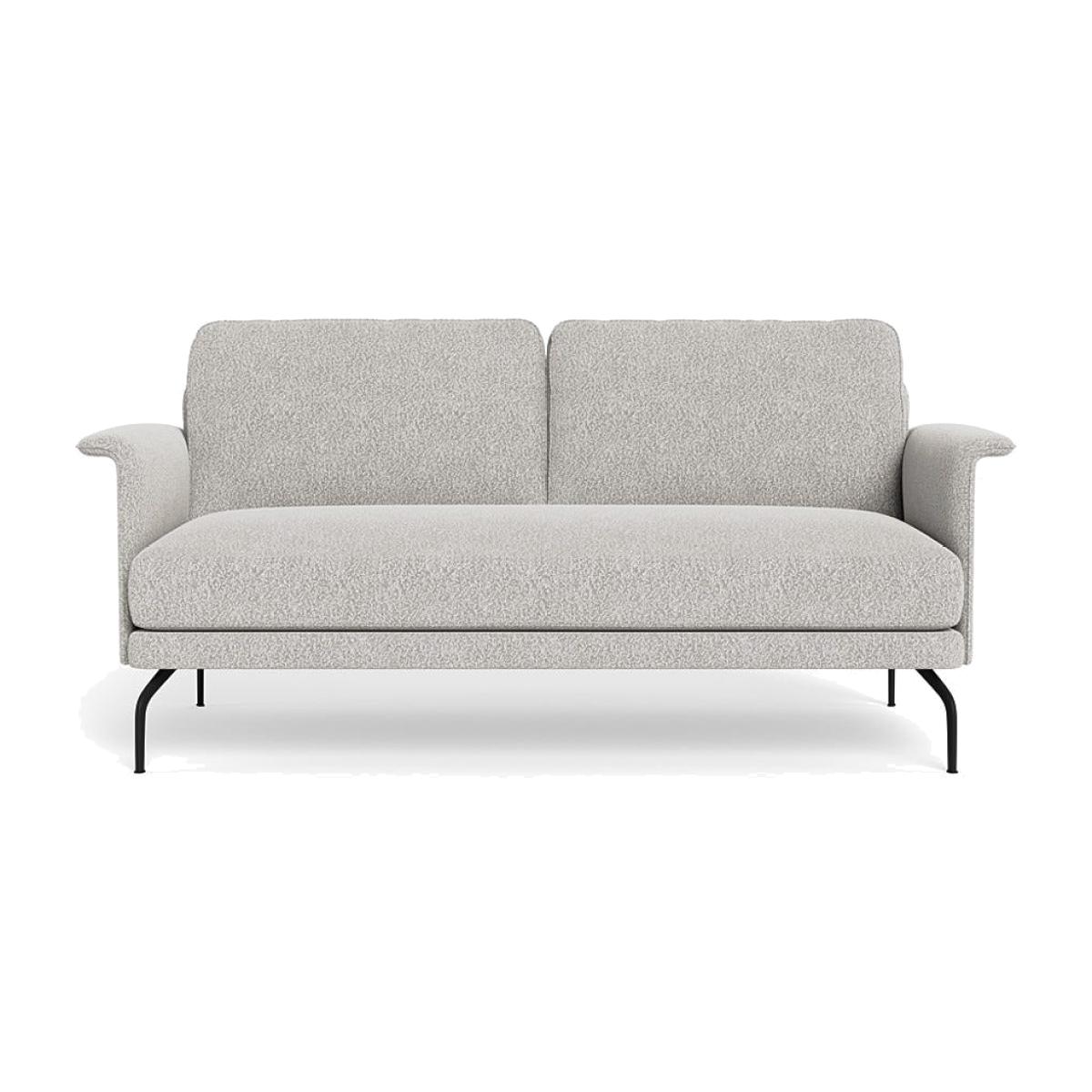 Heal's Iver 2 Seater Sofa Chunky Boucle Ecru Black Feet – image 1
