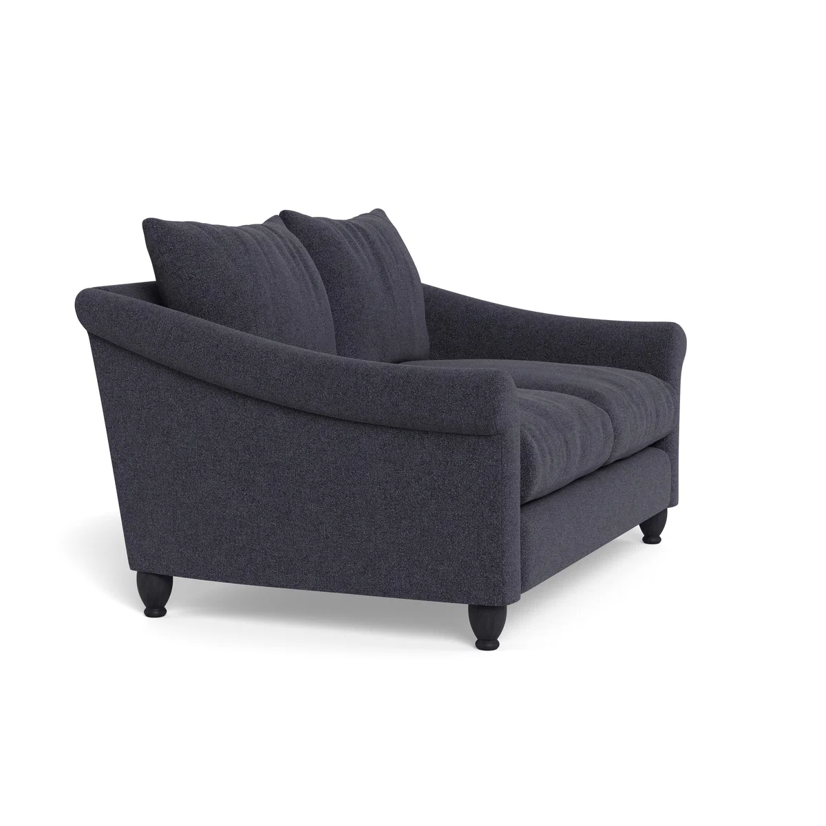Heal's Devon 2 Seater Texture Soot Walnut Stain Beech Feet - Heal's UK Furniture – image 2