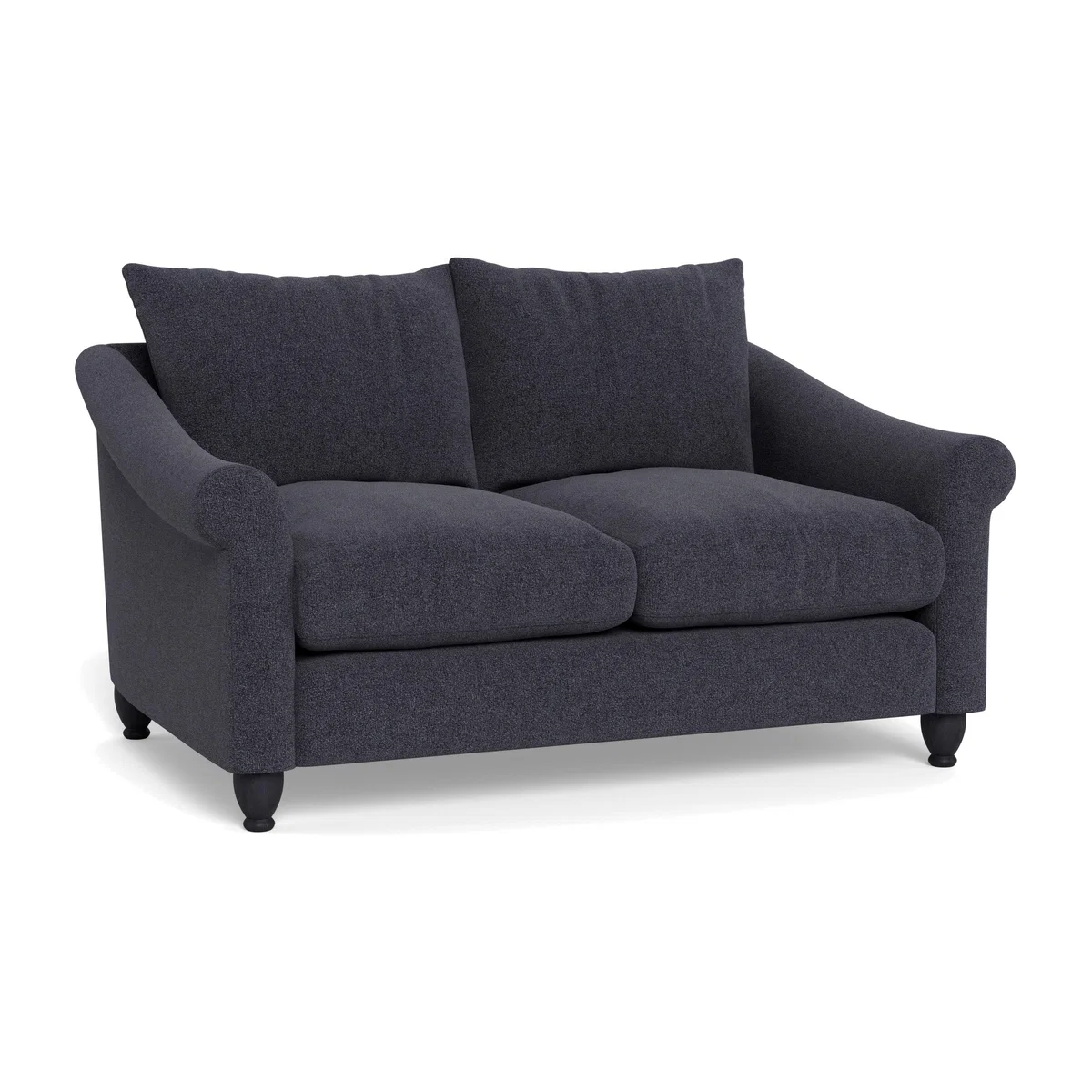 Heal's Devon 2 Seater Texture Soot Walnut Stain Beech Feet - Heal's UK Furniture – image 1