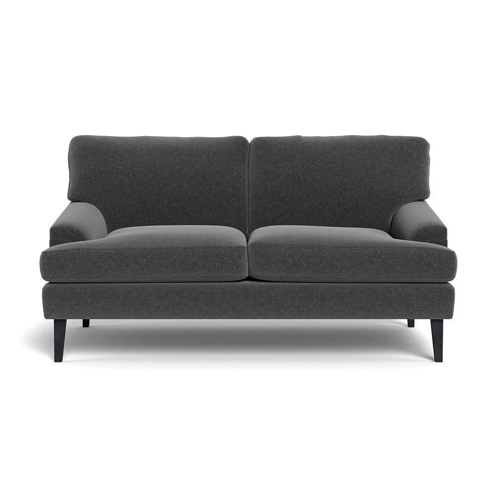 Heal's Stanton 2 Seater Sofa Melton Wool Granite Black Feet – image 2