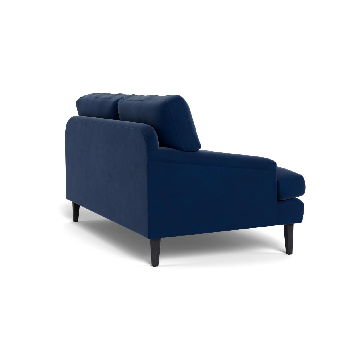Heal's Stanton 2 Seater Sofa Velvet Midnight Natural Feet – image 5