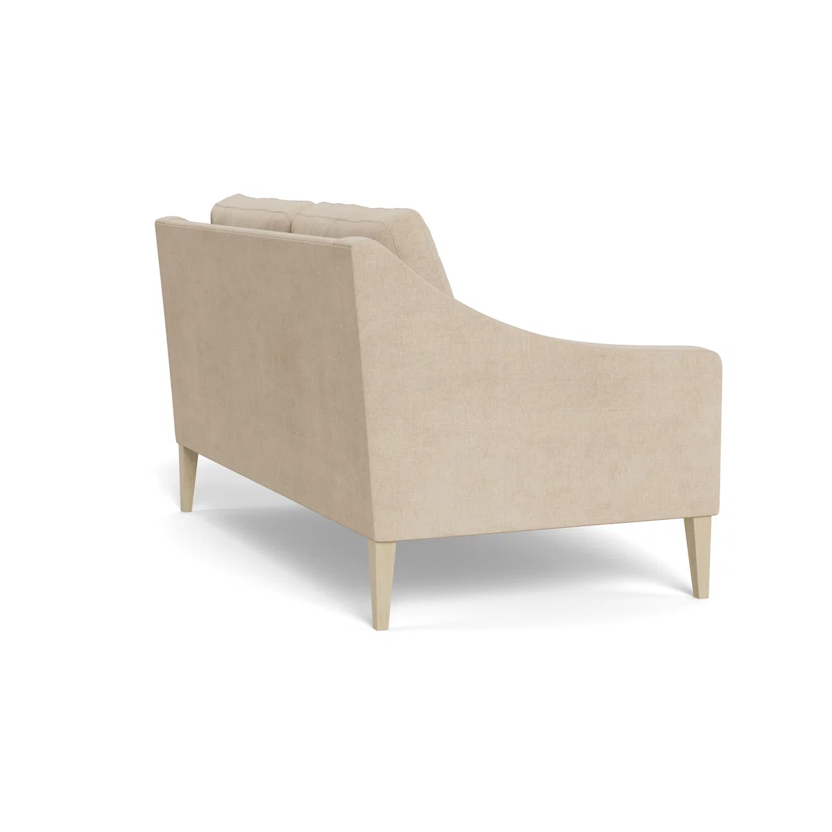 Heal's Richmond 2 Seater Sofa Brushed Cotton Oat Black Feet – image 5