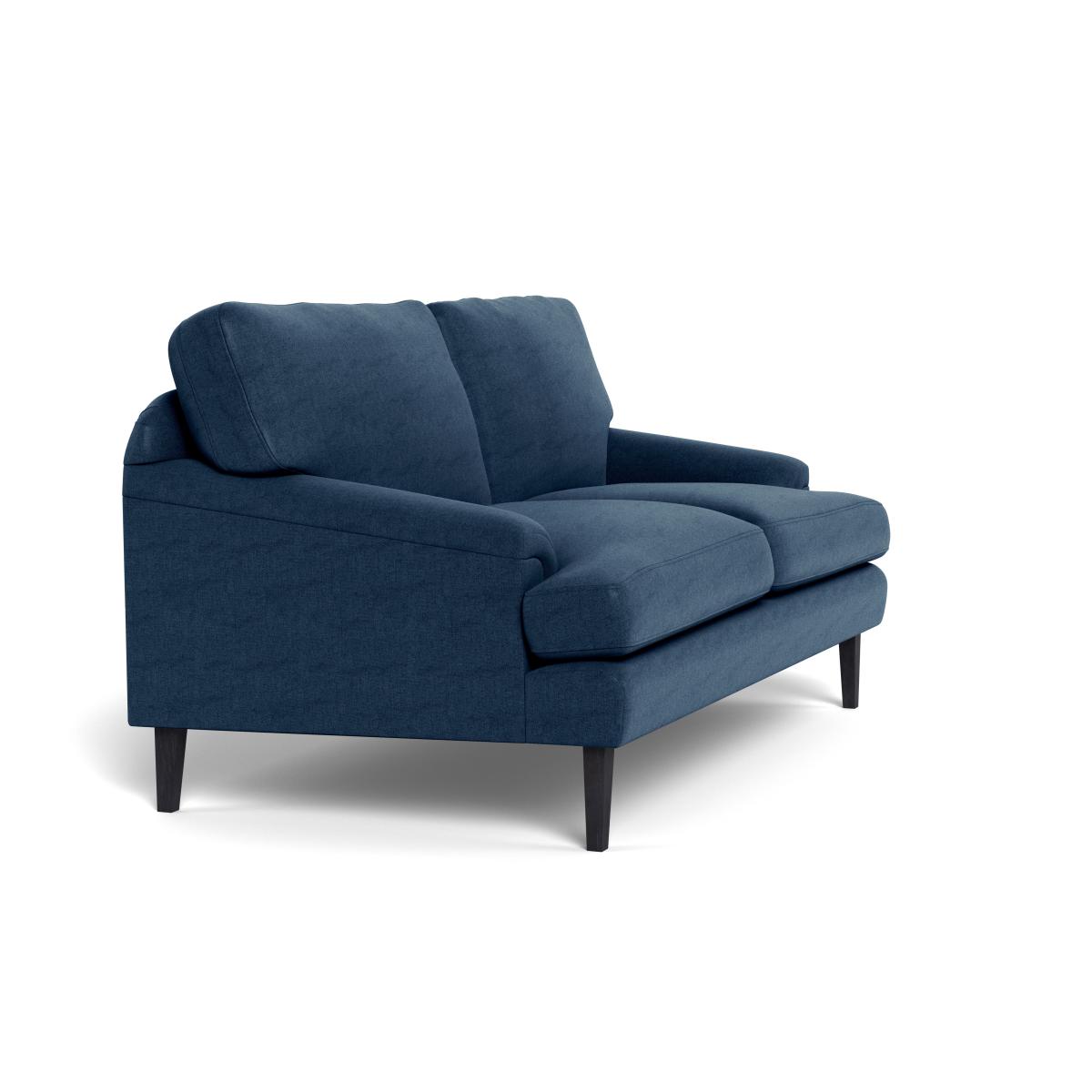 Heal's Stanton 2 Seater Sofa Capelo Linen-Cotton Inkspot Black Feet – image 3