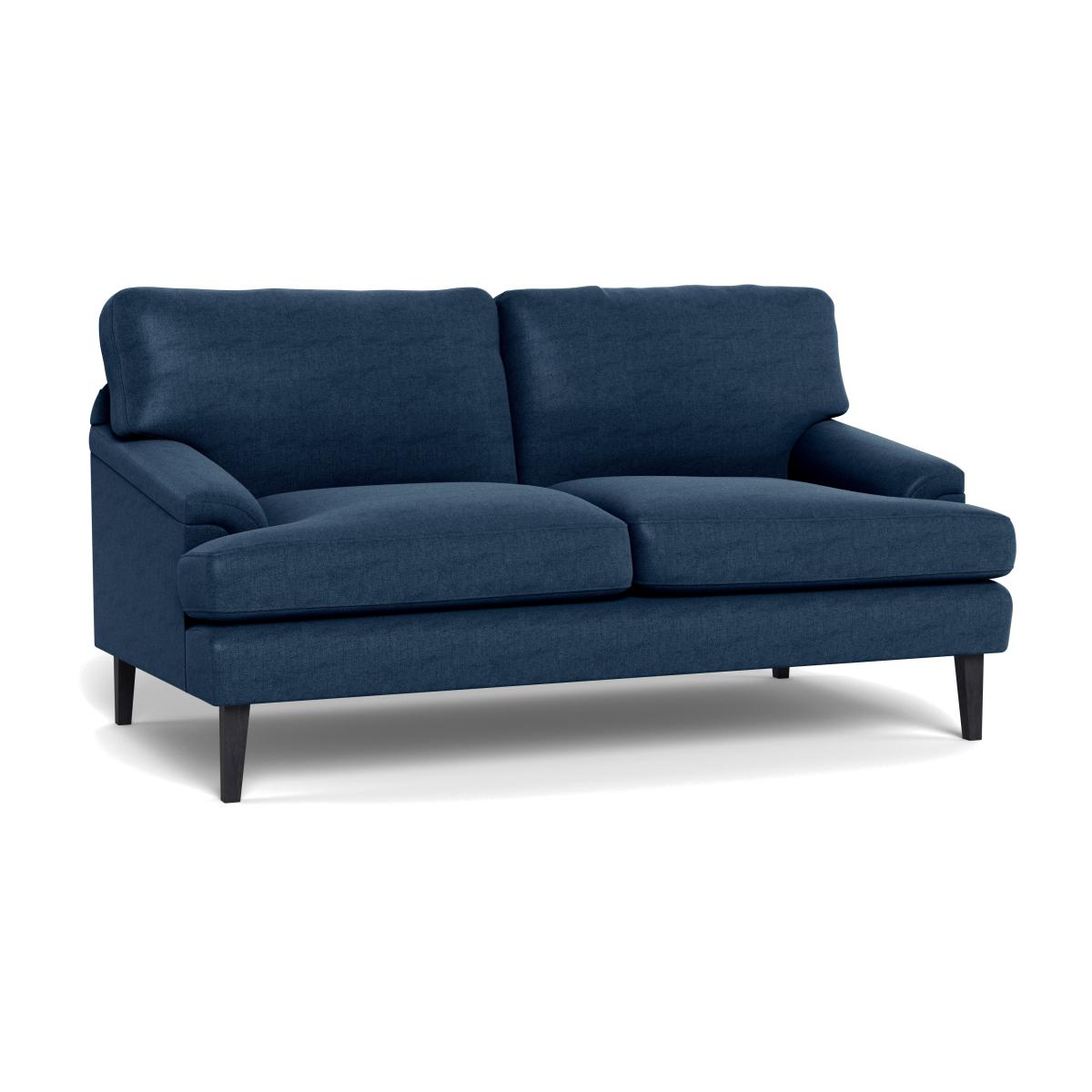 Heal's Stanton 2 Seater Sofa Capelo Linen-Cotton Inkspot Black Feet – image 1
