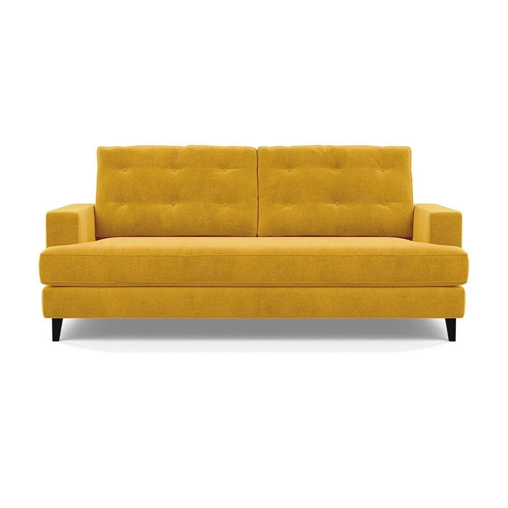 Heal's Richmond 2 Seater Sofa Smart Luxe Velvet Nickel Tinted Ash Feet - Heal's UK Furniture – image 102