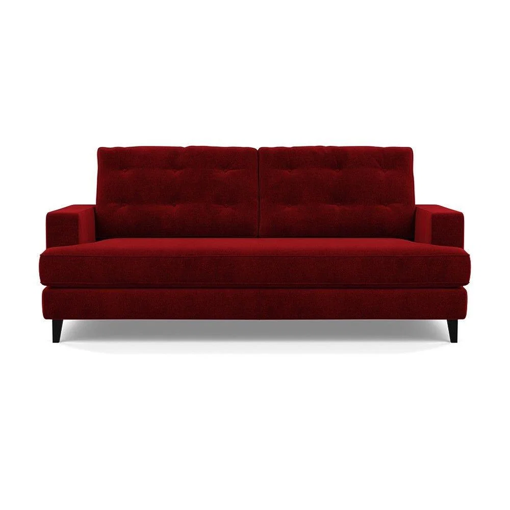 Heal's Richmond 2 Seater Sofa Smart Luxe Velvet Nickel Tinted Ash Feet - Heal's UK Furniture – image 104