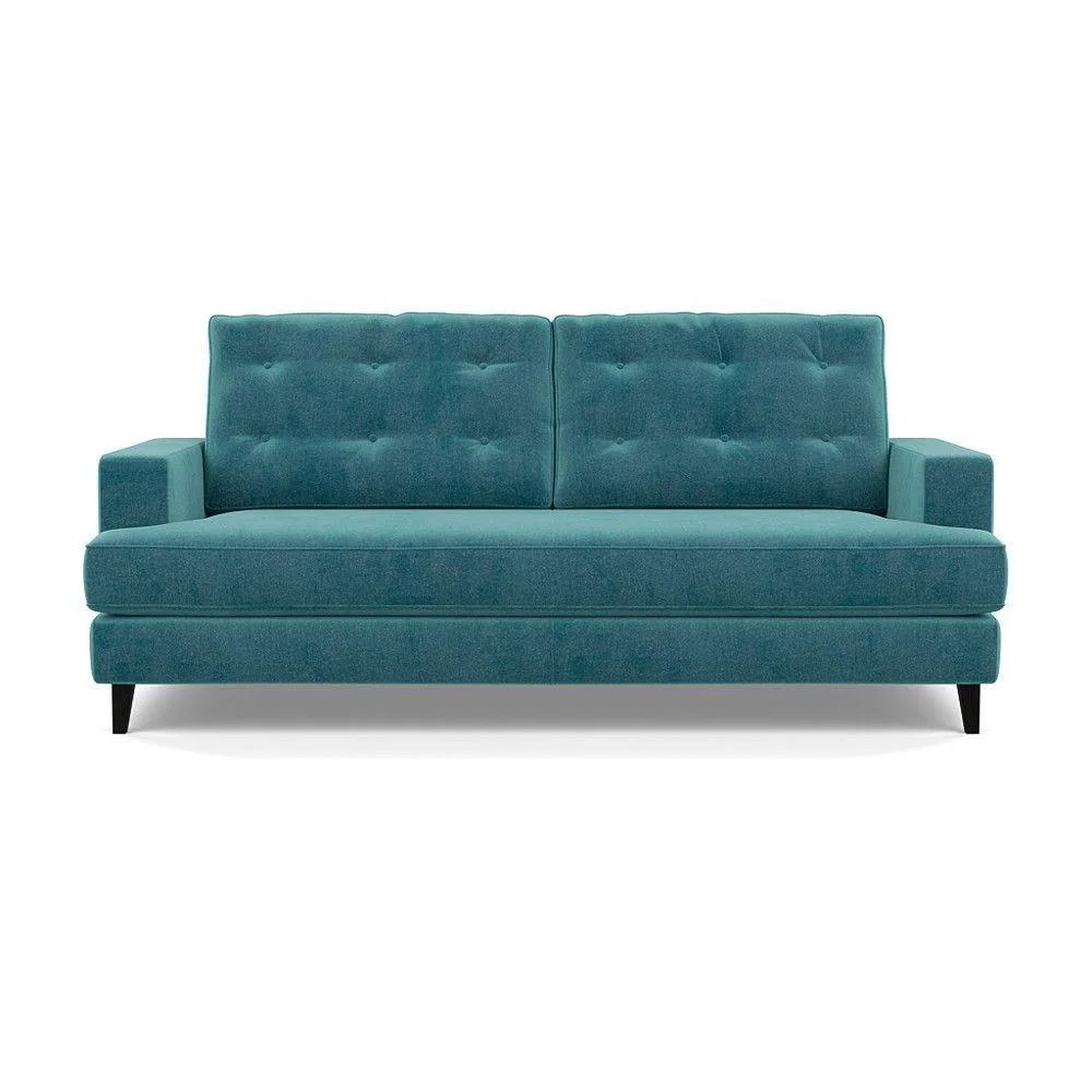 Heal's Richmond 2 Seater Sofa Smart Luxe Velvet Nickel Tinted Ash Feet - Heal's UK Furniture – image 108