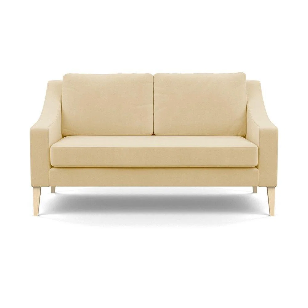 Heal's Richmond 2 Seater Sofa Smart Luxe Velvet Nickel Tinted Ash Feet - Heal's UK Furniture – image 12