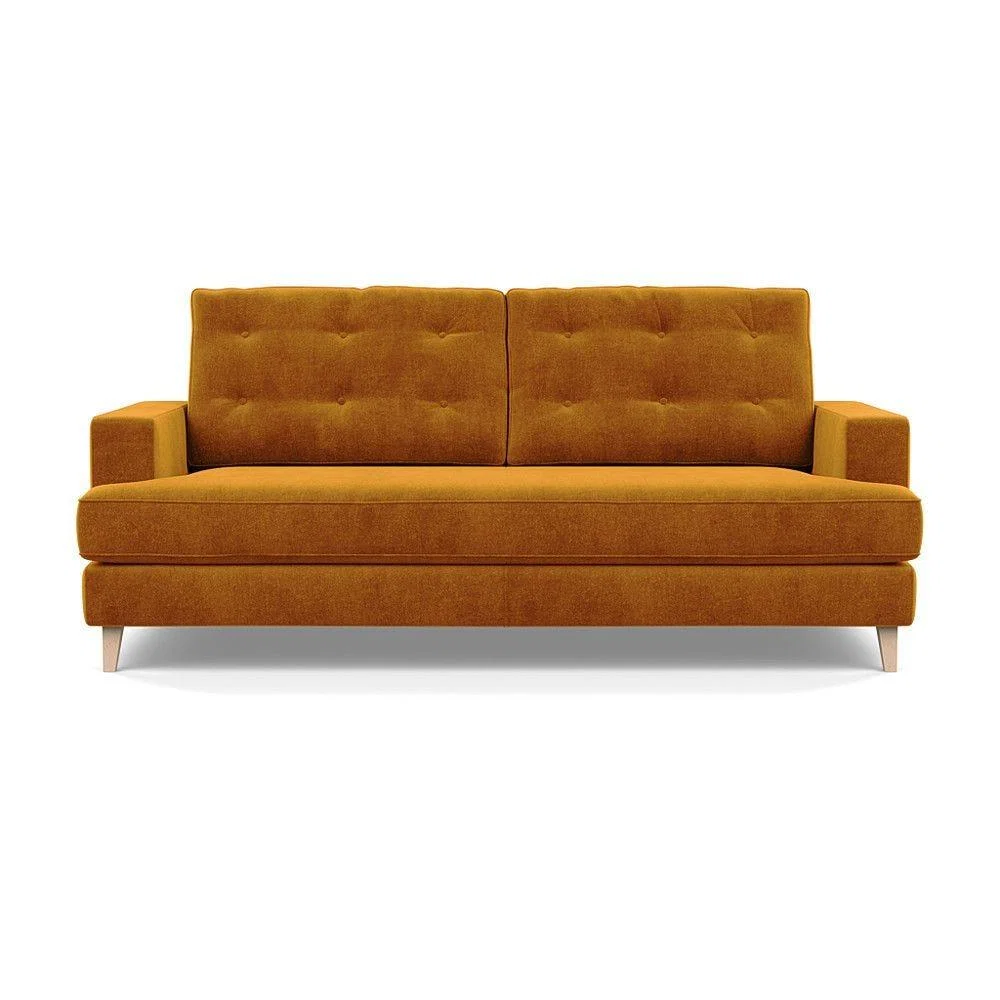 Heal's Richmond 2 Seater Sofa Smart Luxe Velvet Nickel Tinted Ash Feet - Heal's UK Furniture – image 124