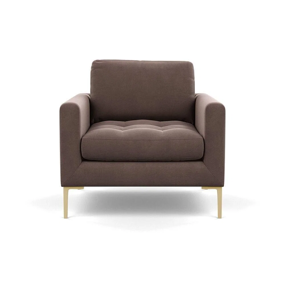 Heal's Richmond 2 Seater Sofa Smart Luxe Velvet Nickel Tinted Ash Feet - Heal's UK Furniture – image 135