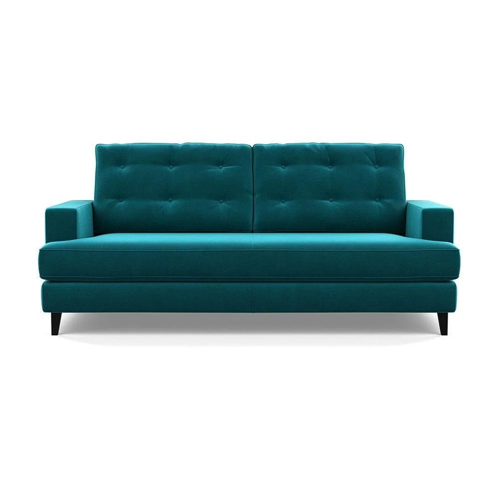 Heal's Richmond 2 Seater Sofa Smart Luxe Velvet Nickel Tinted Ash Feet - Heal's UK Furniture – image 138