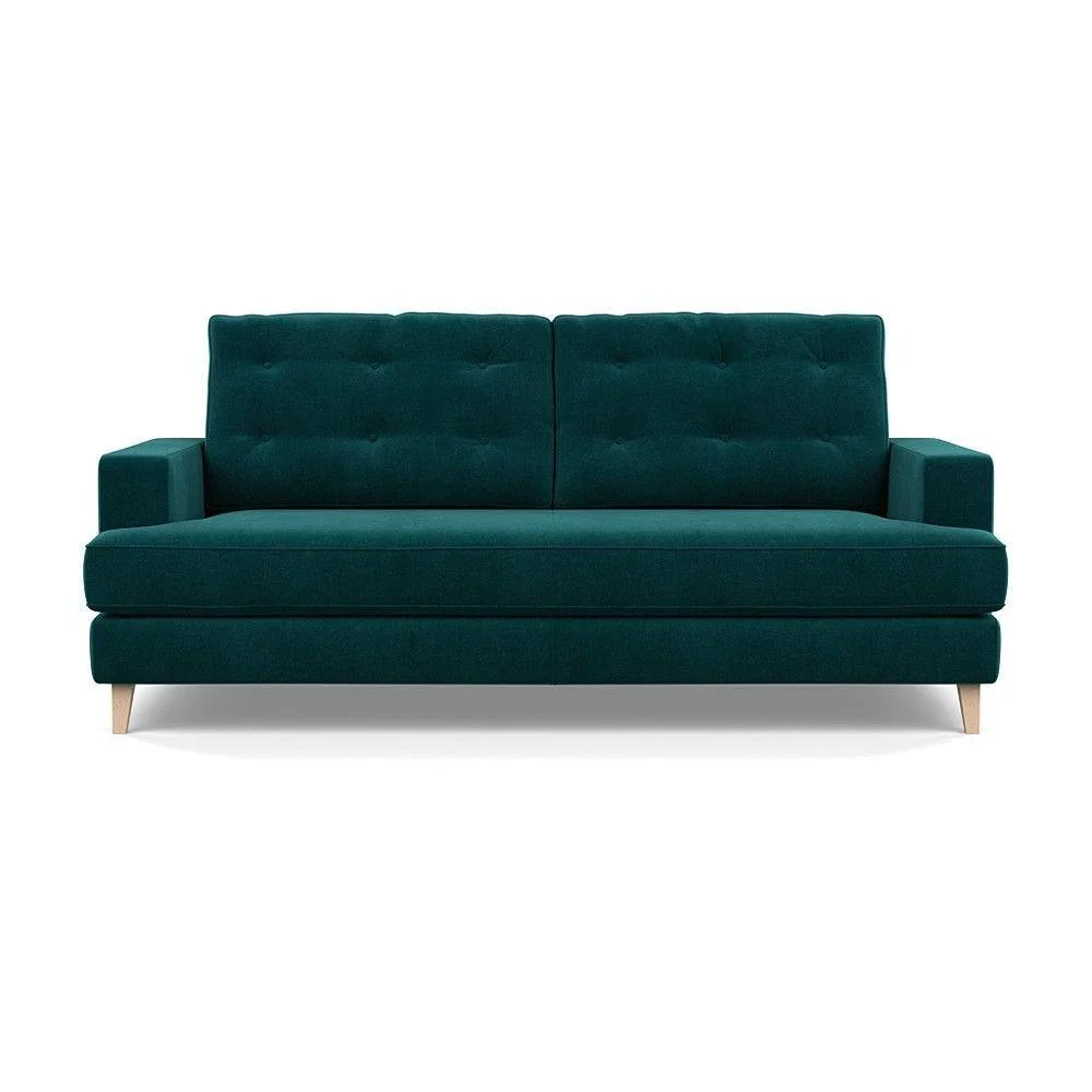 Heal's Richmond 2 Seater Sofa Smart Luxe Velvet Nickel Tinted Ash Feet - Heal's UK Furniture – image 142