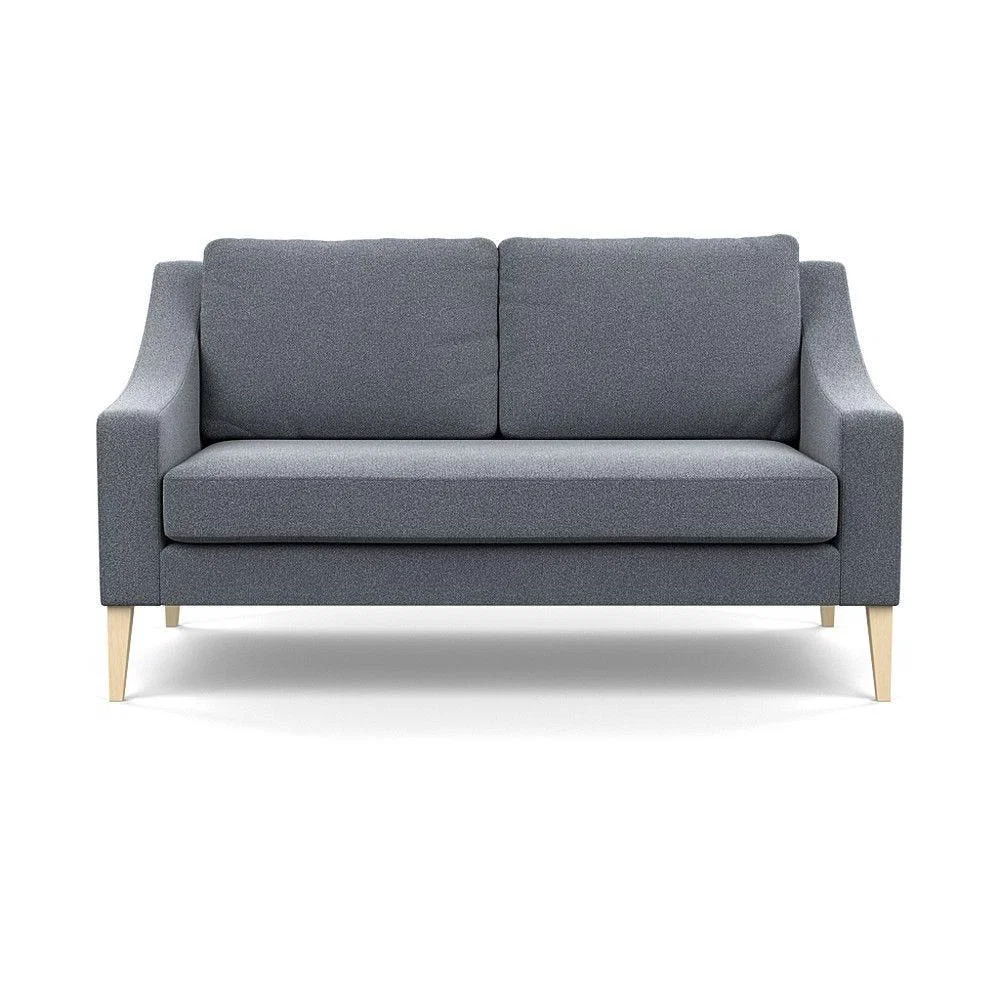 Heal's Richmond 2 Seater Sofa Smart Luxe Velvet Nickel Tinted Ash Feet - Heal's UK Furniture – image 22