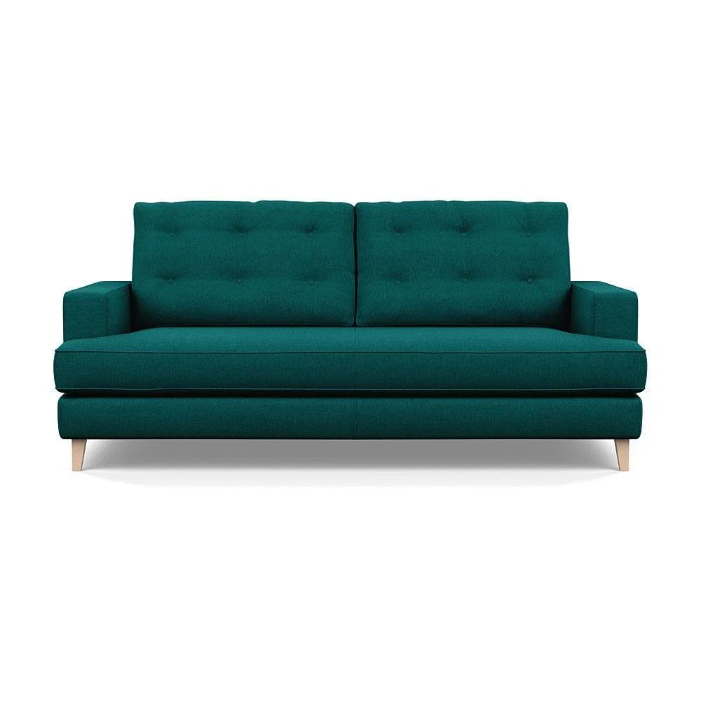 Heal's Richmond 2 Seater Sofa Smart Luxe Velvet Nickel Tinted Ash Feet - Heal's UK Furniture – image 25
