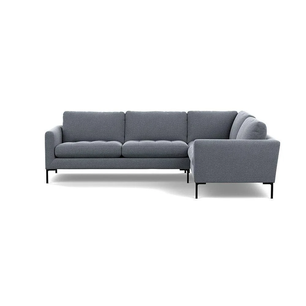 Heal's Richmond 2 Seater Sofa Smart Luxe Velvet Nickel Tinted Ash Feet - Heal's UK Furniture – image 26