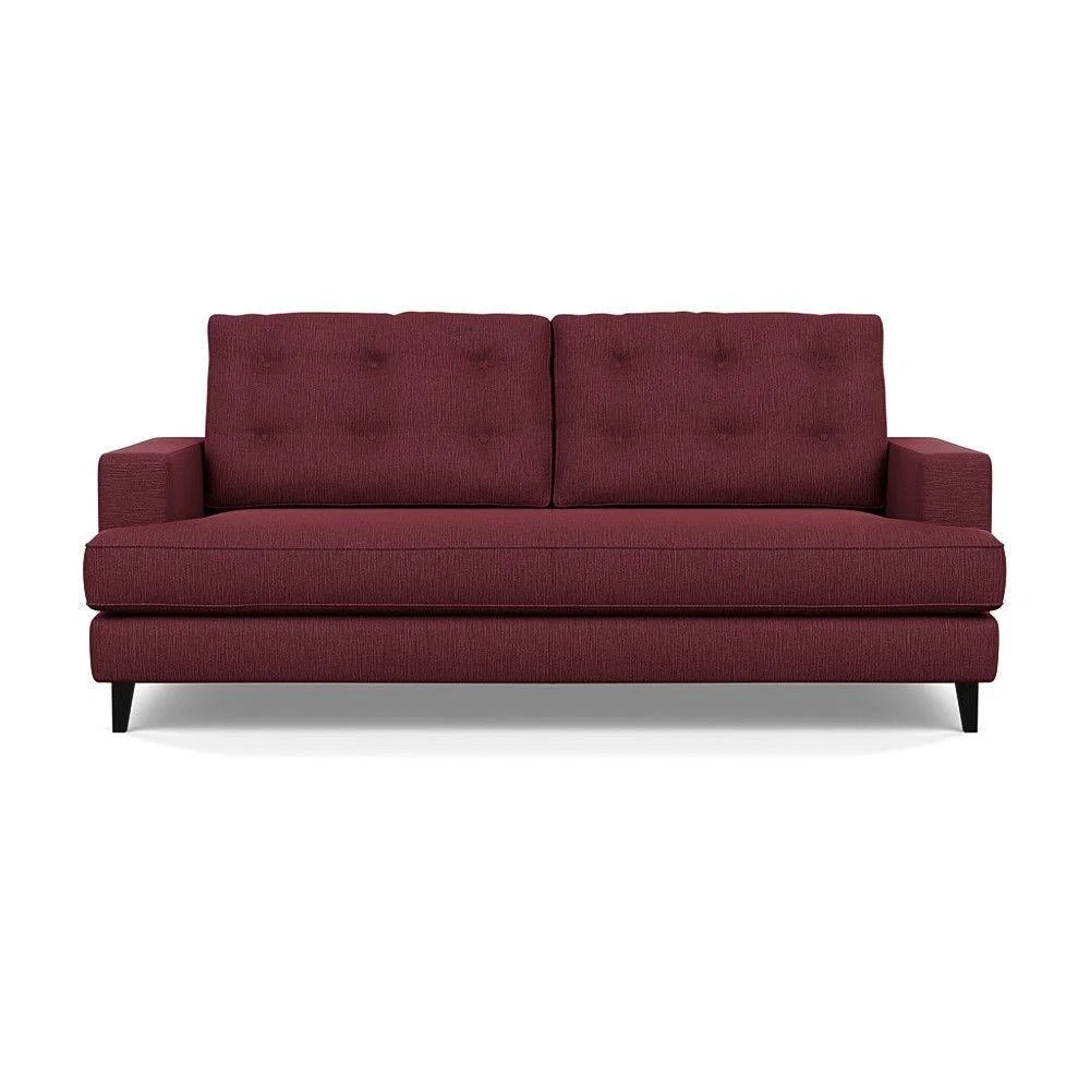 Heal's Richmond 2 Seater Sofa Smart Luxe Velvet Nickel Tinted Ash Feet - Heal's UK Furniture – image 27