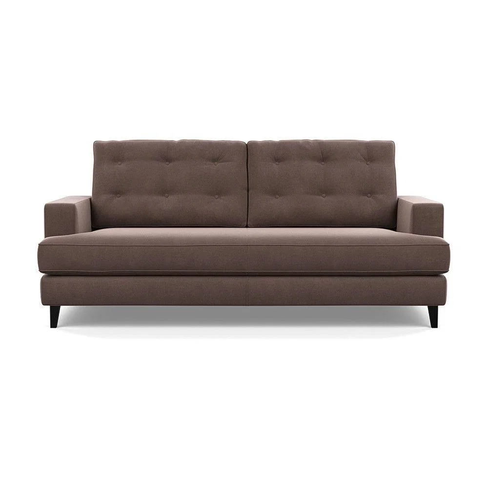 Heal's Richmond 2 Seater Sofa Smart Luxe Velvet Nickel Tinted Ash Feet - Heal's UK Furniture – image 32