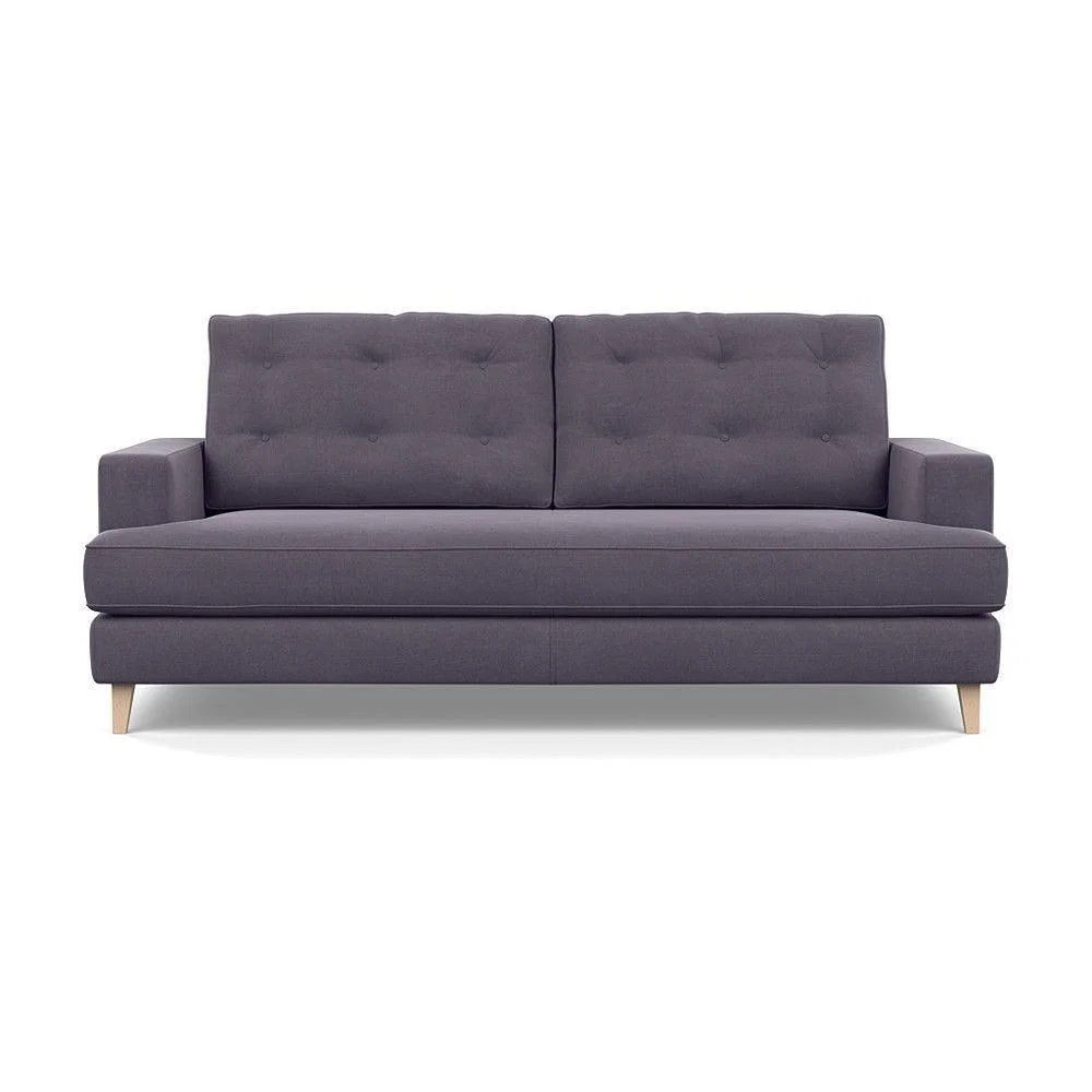 Heal's Richmond 2 Seater Sofa Smart Luxe Velvet Nickel Tinted Ash Feet - Heal's UK Furniture – image 5