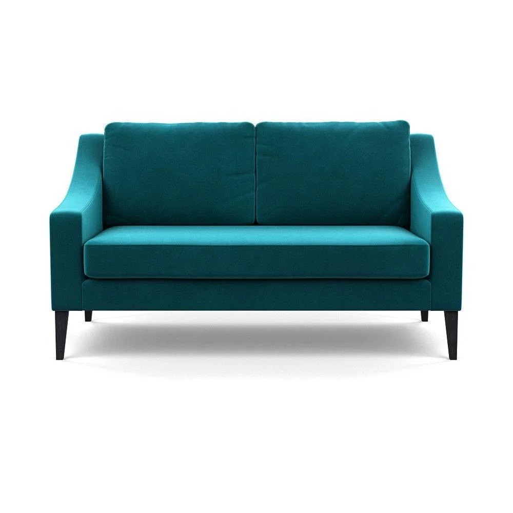 Heal's Richmond 2 Seater Sofa Smart Luxe Velvet Nickel Tinted Ash Feet - Heal's UK Furniture – image 44