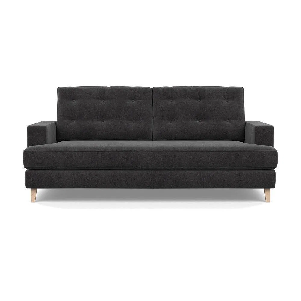 Heal's Richmond 2 Seater Sofa Smart Luxe Velvet Nickel Tinted Ash Feet - Heal's UK Furniture – image 46
