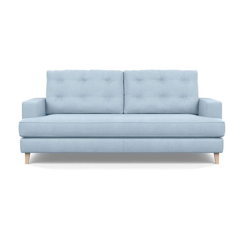 Heal's Richmond 2 Seater Sofa Smart Luxe Velvet Nickel Tinted Ash Feet - Heal's UK Furniture – image 47