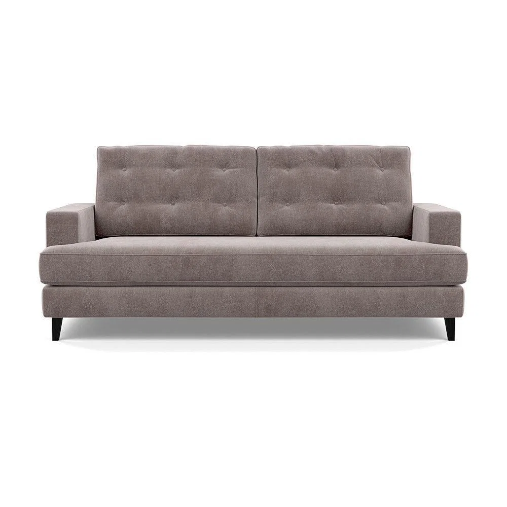 Heal's Richmond 2 Seater Sofa Smart Luxe Velvet Nickel Tinted Ash Feet - Heal's UK Furniture – image 6
