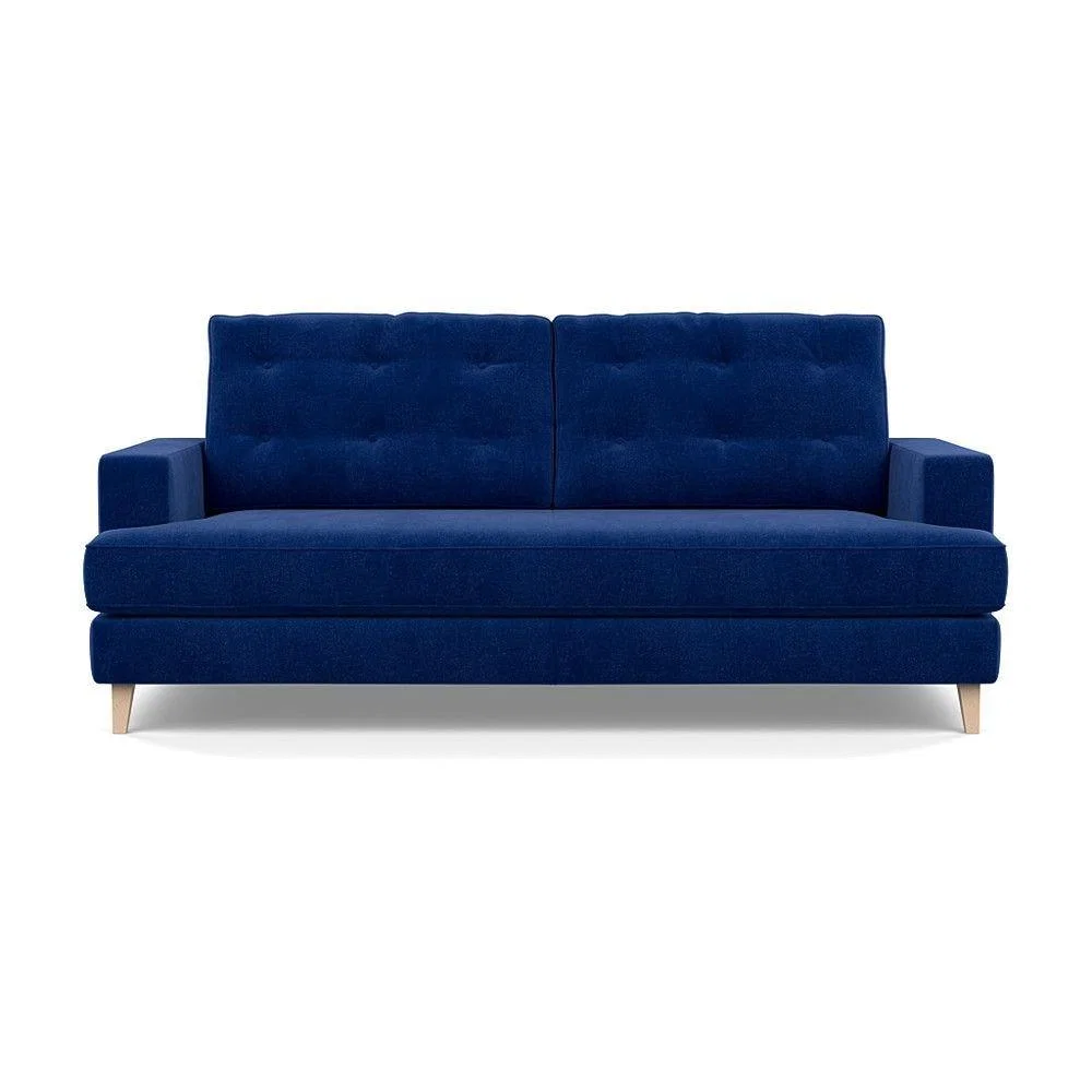 Heal's Richmond 2 Seater Sofa Smart Luxe Velvet Nickel Tinted Ash Feet - Heal's UK Furniture – image 51