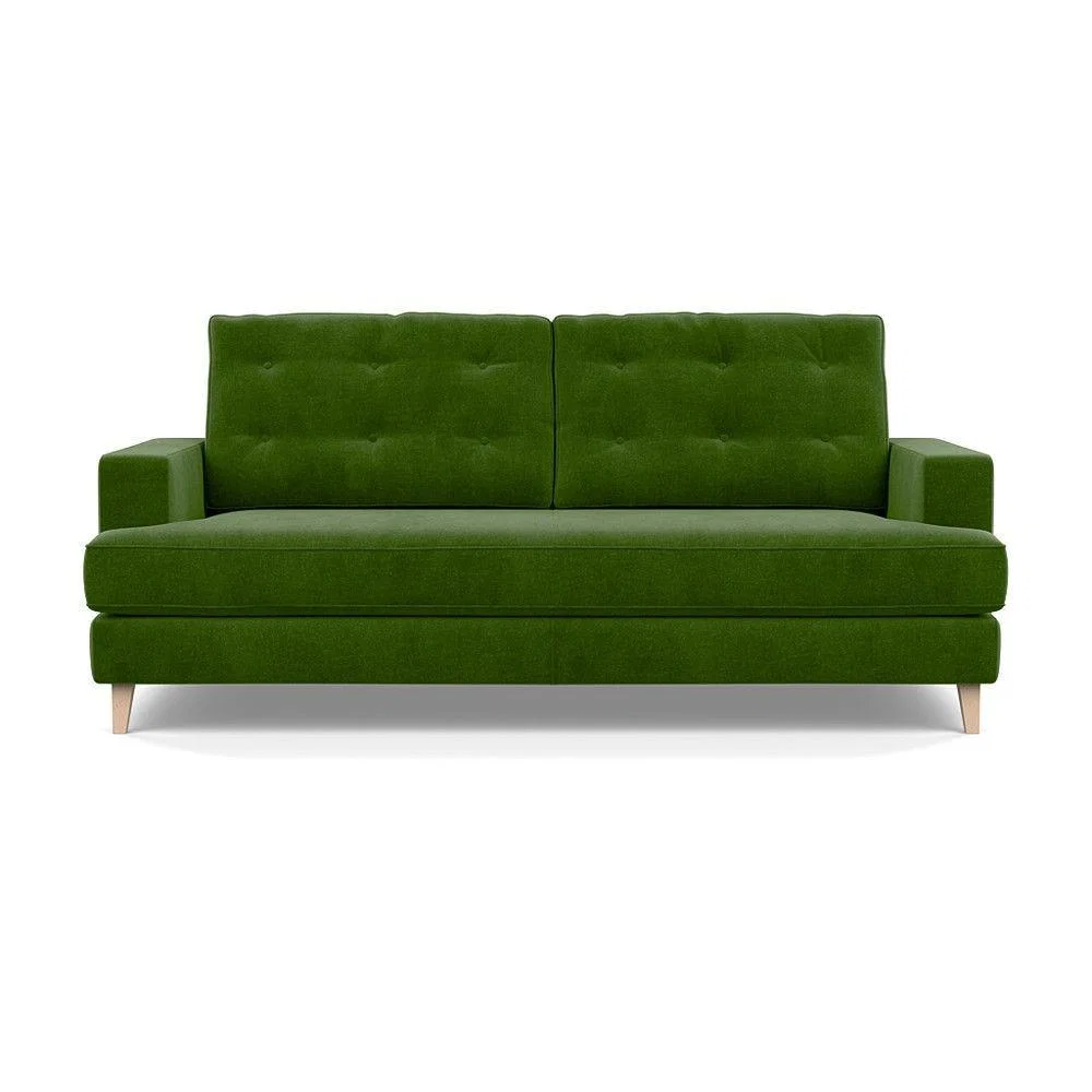 Heal's Richmond 2 Seater Sofa Smart Luxe Velvet Nickel Tinted Ash Feet - Heal's UK Furniture – image 52