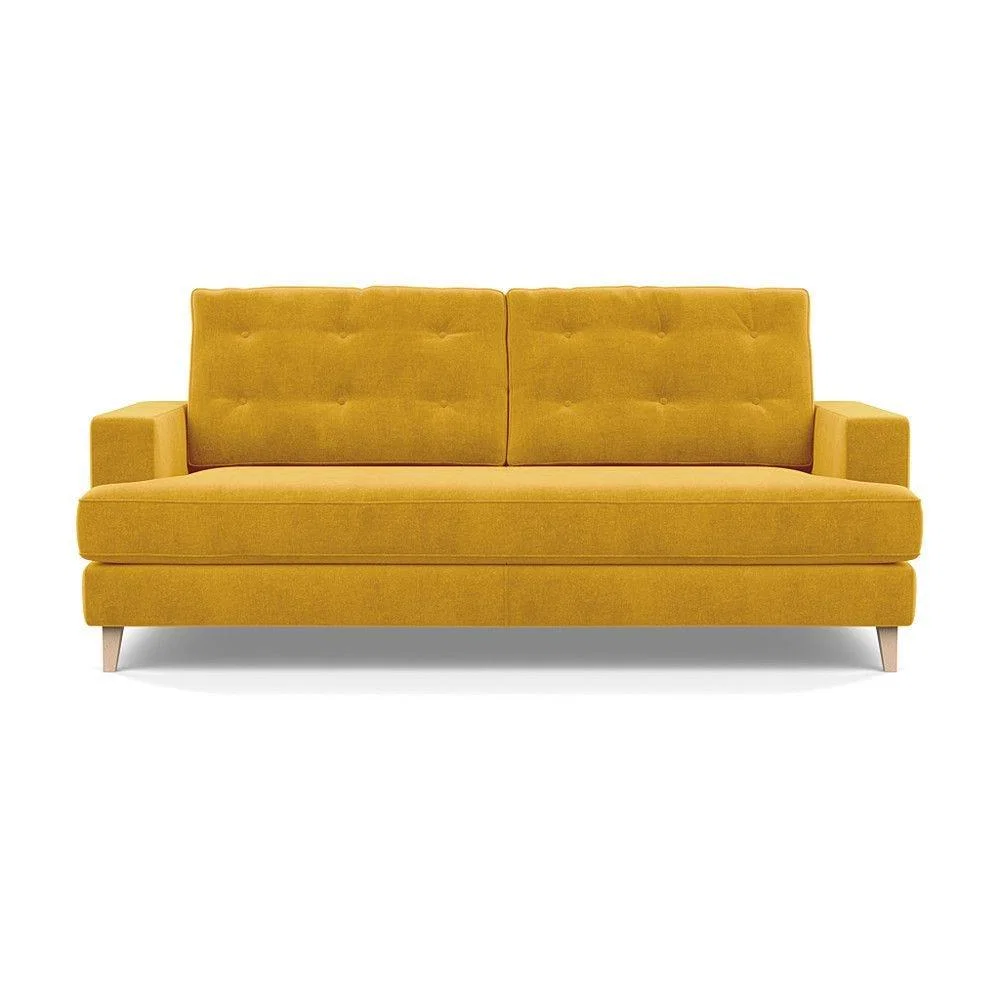 Heal's Richmond 2 Seater Sofa Smart Luxe Velvet Nickel Tinted Ash Feet - Heal's UK Furniture – image 55