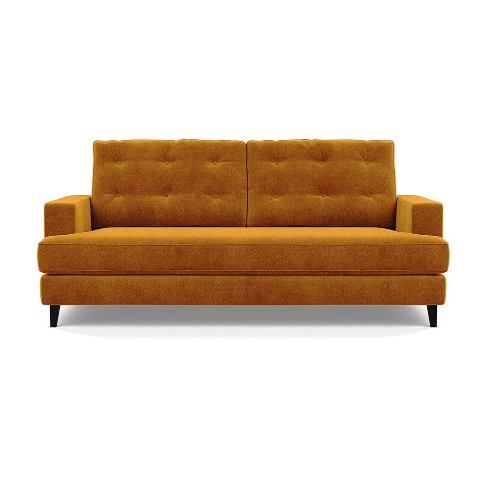 Heal's Richmond 2 Seater Sofa Smart Luxe Velvet Nickel Tinted Ash Feet - Heal's UK Furniture – image 58