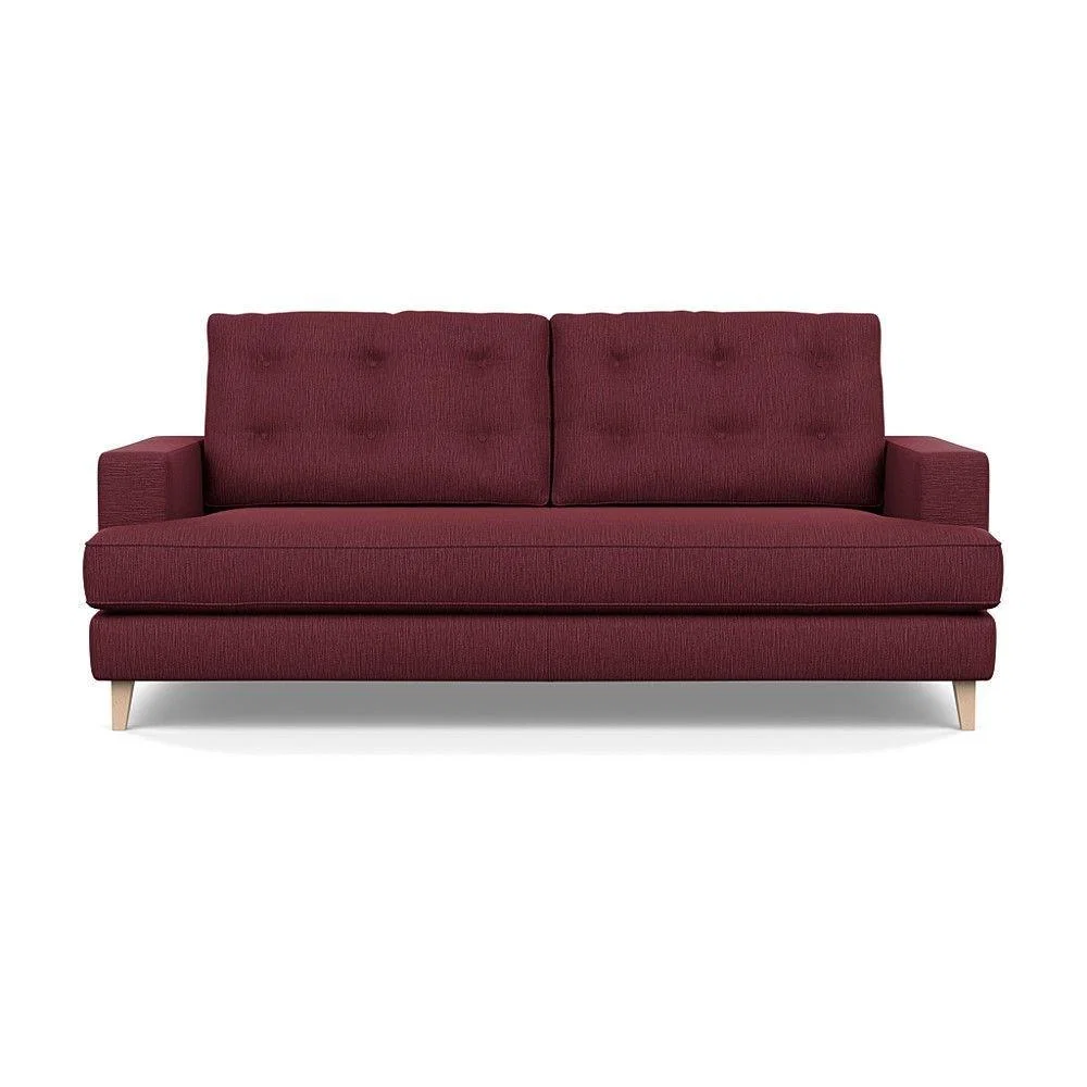 Heal's Richmond 2 Seater Sofa Smart Luxe Velvet Nickel Tinted Ash Feet - Heal's UK Furniture – image 70