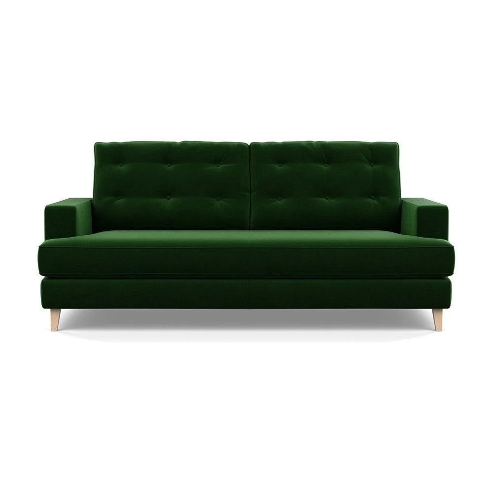 Heal's Richmond 2 Seater Sofa Smart Luxe Velvet Nickel Tinted Ash Feet - Heal's UK Furniture – image 73