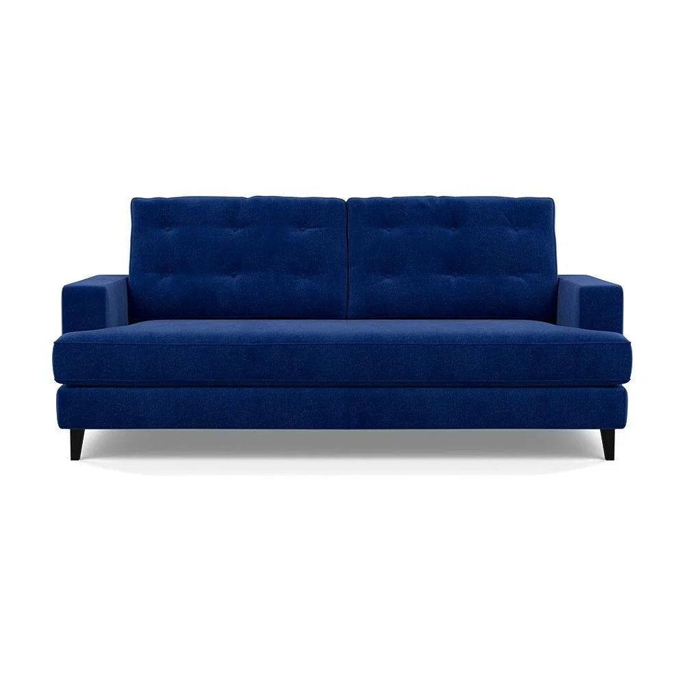 Heal's Richmond 2 Seater Sofa Smart Luxe Velvet Nickel Tinted Ash Feet - Heal's UK Furniture – image 75