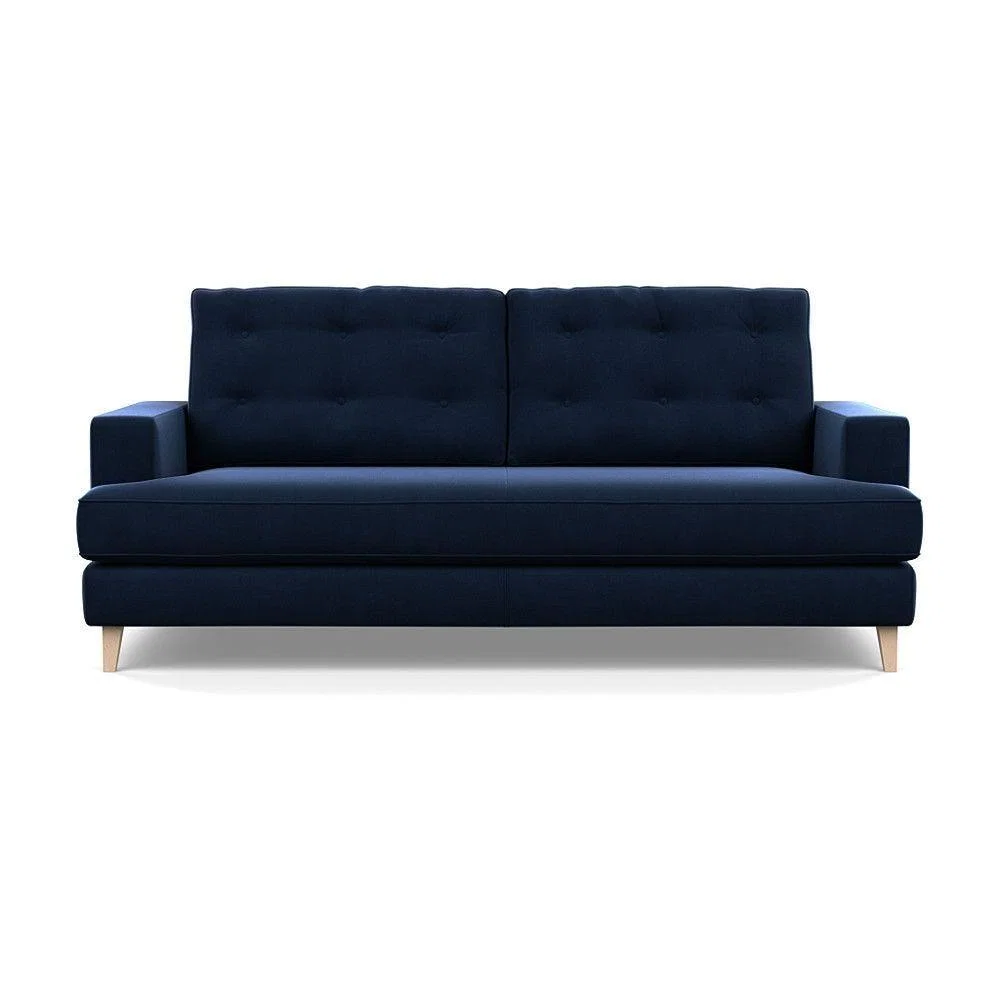 Heal's Richmond 2 Seater Sofa Smart Luxe Velvet Nickel Tinted Ash Feet - Heal's UK Furniture – image 77